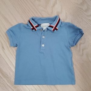 Gucci Baby Boy Short Sleeve Polo Shirt